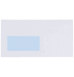 1248-CAJA 500 SOBRES AMERICANO (115X225) OFFSET BLANCO 90 GRS. VENTANA IZQUIERDA 45X100 B.20 I.20 OPENSAM AUTOADHESIVO C