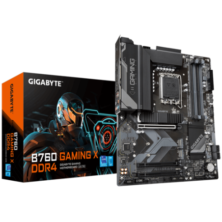 12489-PLACA GIGABYTE B760 GAMING X DDR4,INTEL,1700,B760,4DDR4,128GB,HDMI+DP,4SATA+3M.2,3USB 3.2+USB-C,2.5GB,ATX