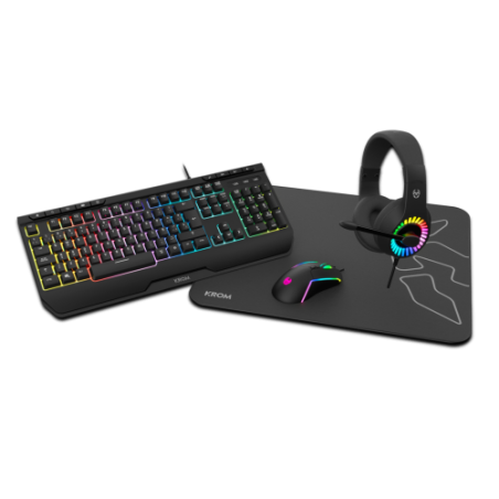 12491-KROM KIT GAMING 4 en 1 KENYA. RGB
