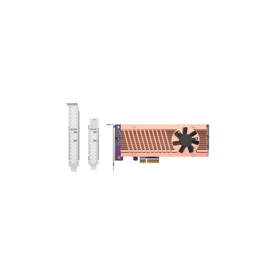 12502-QNAP QM2-2P-344A tarjeta y adaptador de interfaz Interno M.2