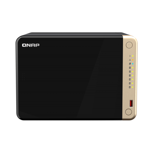 12504-QNAP TS-664 NAS Torre Ethernet Negro N5095