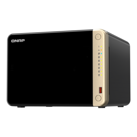 12505-QNAP TS-664 NAS Torre Ethernet Negro N5095