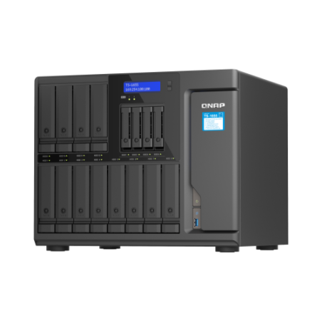12508-QNAP TS-1655 NAS Torre Ethernet Negro