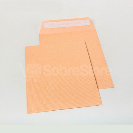 1253-CAJA 250 BOLSAS DIN C5 (162X229) KRAFT 80 GRS. AUTOSAM AUTOADHESIVO CON TIRA DE SILICONA SAM 141507