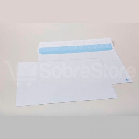 1255-CAJA 250 BOLSAS DIN C5 (162X229) OFFSET BLANCO 90 GRS. AUTOSAM AUTOADHESIVO CON TIRA DE SILICONA SAM 148007