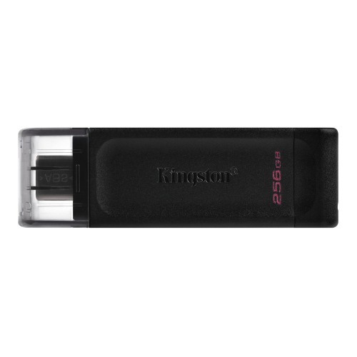 12611-Kingston Technology 70 unidad flash USB 256 GB USB Tipo C 3.2 Gen 1 (3.1 Gen 1) Negro
