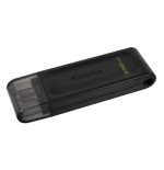 12612-Kingston Technology 70 unidad flash USB 256 GB USB Tipo C 3.2 Gen 1 (3.1 Gen 1) Negro