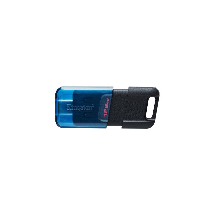 12613-Kingston Technology DataTraveler 80 unidad flash USB 128 GB USB Tipo C 3.2 Gen 1 (3.1 Gen 1) Negro, Azul