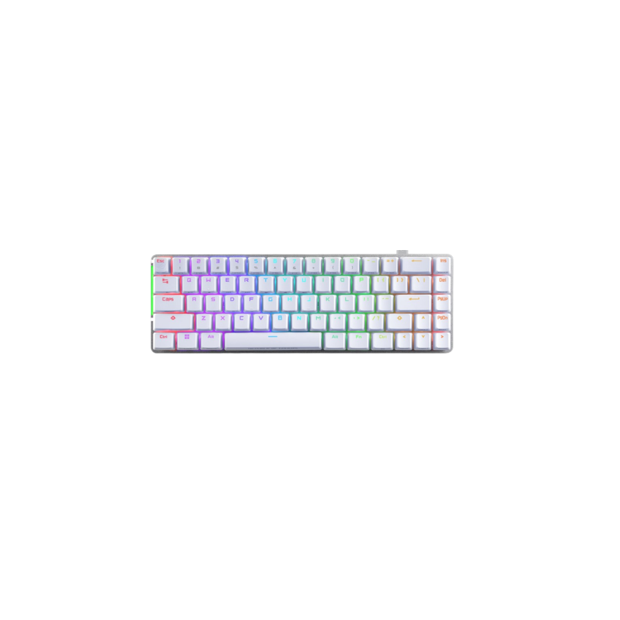 12633-TECLADO ASUS ROG FALCHION ACE WHITE (BLANCO)