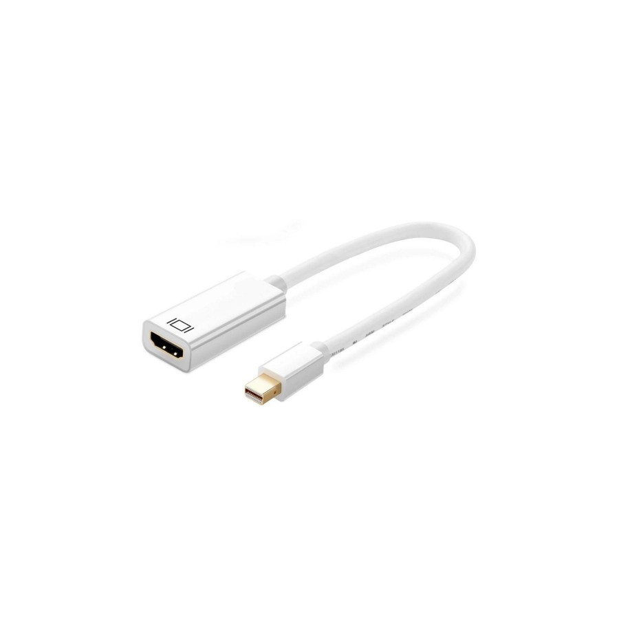 12649-Ewent EC1458 adaptador de cable de video 0,15 m Mini DisplayPort HDMI tipo A (Estandar) Blanco