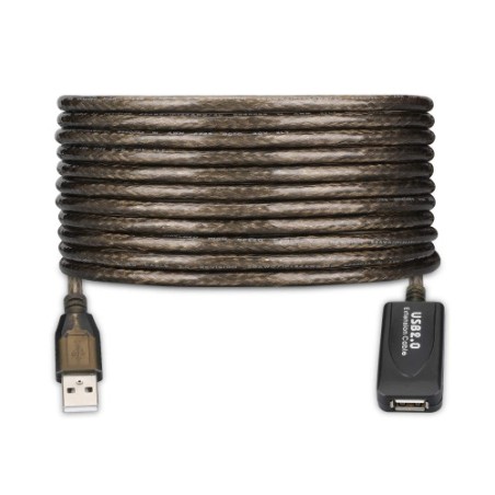 12650-Ewent EW1021 cable USB 10 m USB 2.0 USB A Negro