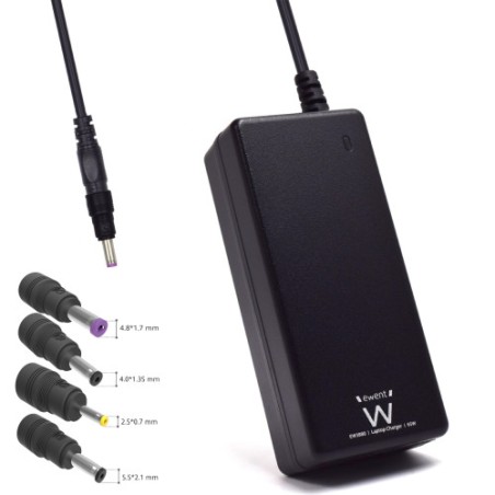 12654-Ewent EW3899 adaptador e inversor de corriente Interior 65 W Negro