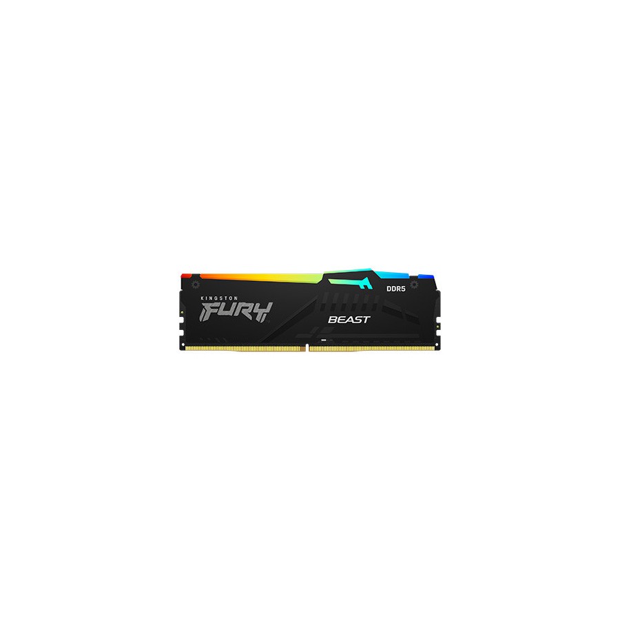 12676-Kingston Technology FURY Beast RGB modulo de memoria 8 GB 1 x 8 GB DDR5 6000 MHz