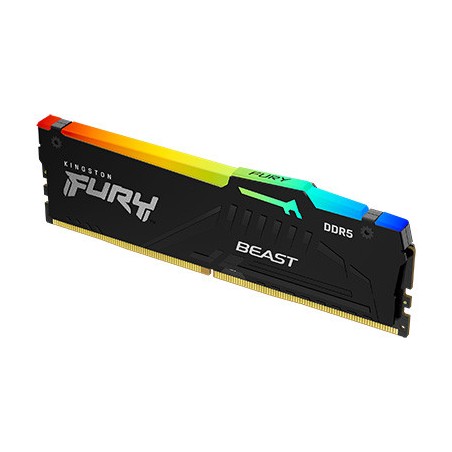 12677-Kingston Technology FURY Beast RGB modulo de memoria 8 GB 1 x 8 GB DDR5 6000 MHz