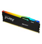 12677-Kingston Technology FURY Beast RGB modulo de memoria 8 GB 1 x 8 GB DDR5 6000 MHz
