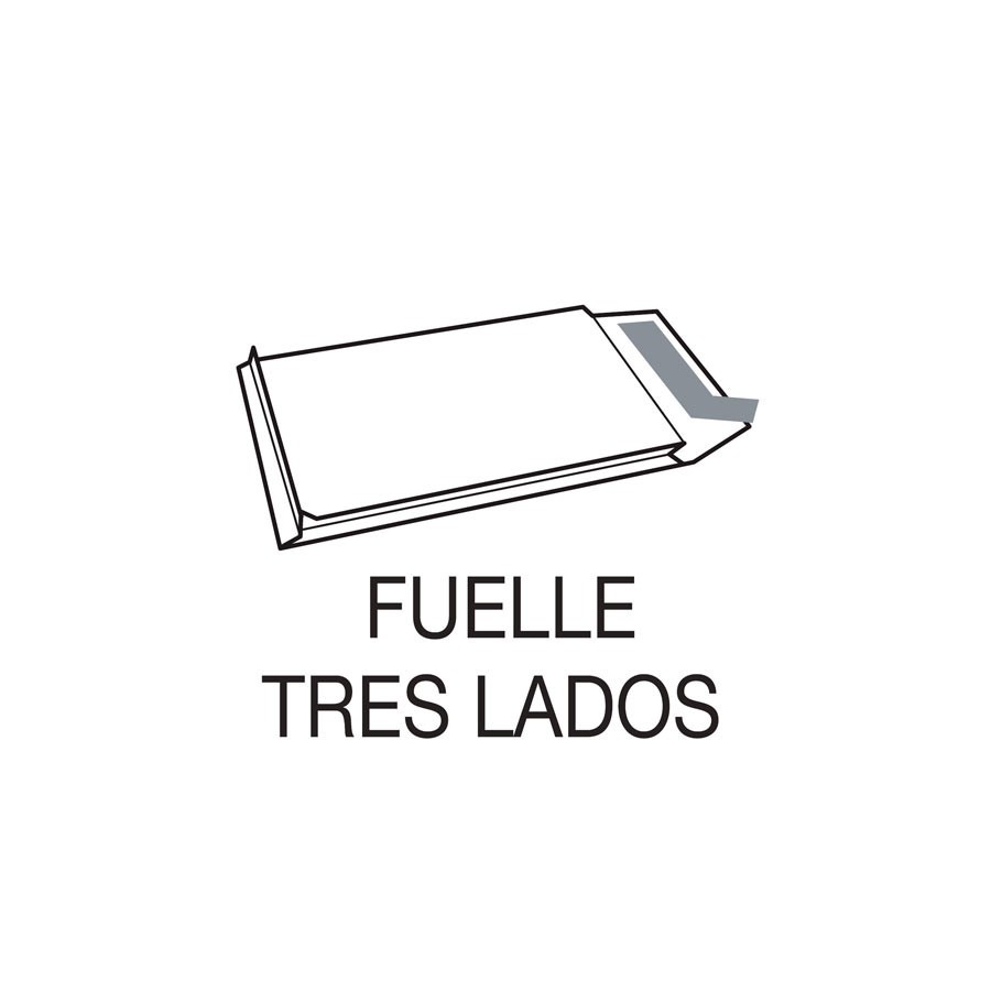 1270-CAJA 250 BOLSAS FUELLE (280X365X30) KRAFT 120 GRS. FUELLE 3 LADOS - AUTOSAM TIRA SILICONA SAM 149024