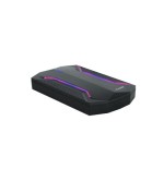 12722-TooQ TQE-2599RGB caja para disco duro externo Carcasa de disco duro/SSD Negro 2.5"