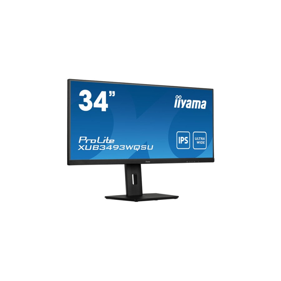 12736-MONITOR IIYAMA 34" XUB3493WQSU-B5, IPS, 75HZ, 4MS, HDMI, USB, DISPLAYPORT, ALT, REG ALT, GIRO, INCL