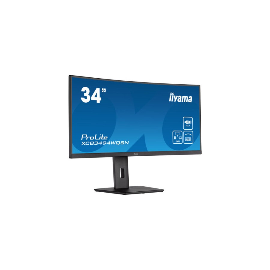 12737-iiyama ProLite XCB3494WQSN-B5 LED display 86,4 cm (34") 3440 x 1440 Pixeles UltraWide Quad HD Negro