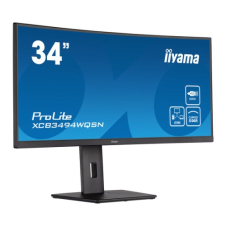 12737-iiyama ProLite XCB3494WQSN-B5 LED display 86,4 cm (34") 3440 x 1440 Pixeles UltraWide Quad HD Negro