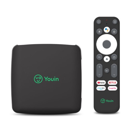 12745-Youin EN1060K convertidor de Smart TV Negro 4K Ultra HD 8 GB Wifi Ethernet