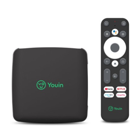 12745-Youin EN1060K convertidor de Smart TV Negro 4K Ultra HD 8 GB Wifi Ethernet