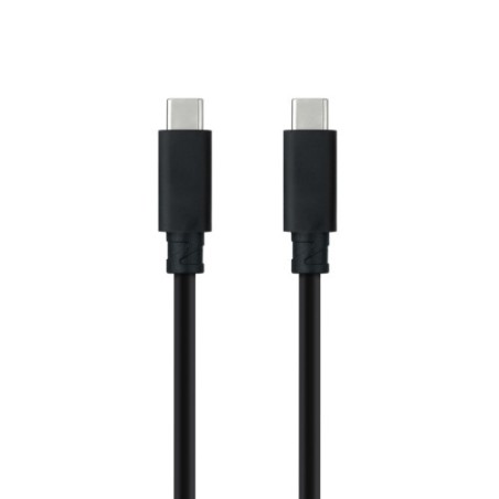 12754-NANOCABLE CABLE USB 3.1 GEN2 10GBPS 5A, 4K/60HZ, USB-C/M-USB