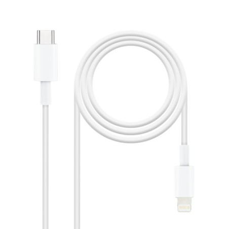 12760-Nanocable Cable Lightning a USB-C, 50 cm