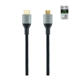 12765-Nanocable Cable HDMI 2.1 Certificado ULTRA HIGH SPEED A/M-A/M, Negro, 3 m