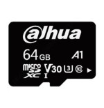 12779-DAHUA MICROSD 64GB, ENTRY LEVEL VIDEO SURVEILLANCE MICROSD CARD, READ SPEED UP TO 100 MB/S, WRITE SPEED UP TO 40 M