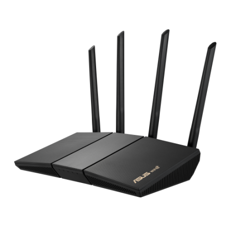 12791-ASUS RT-AX57 router inalambrico Gigabit Ethernet Doble banda (2,4 GHz / 5 GHz) Negro
