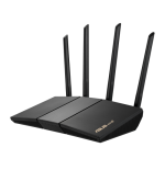 12791-ASUS RT-AX57 router inalambrico Gigabit Ethernet Doble banda (2,4 GHz / 5 GHz) Negro