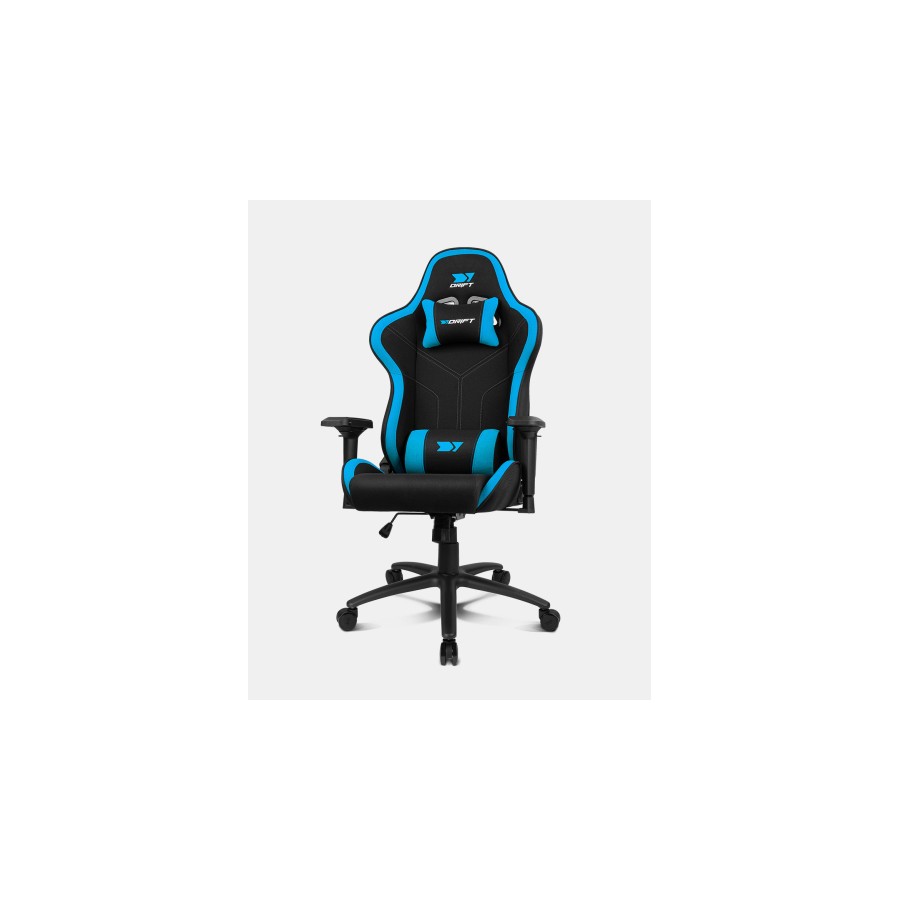 12812-DRIFT DR110BL silla para videojuegos Butaca para jugar Asiento acolchado Negro, Azul