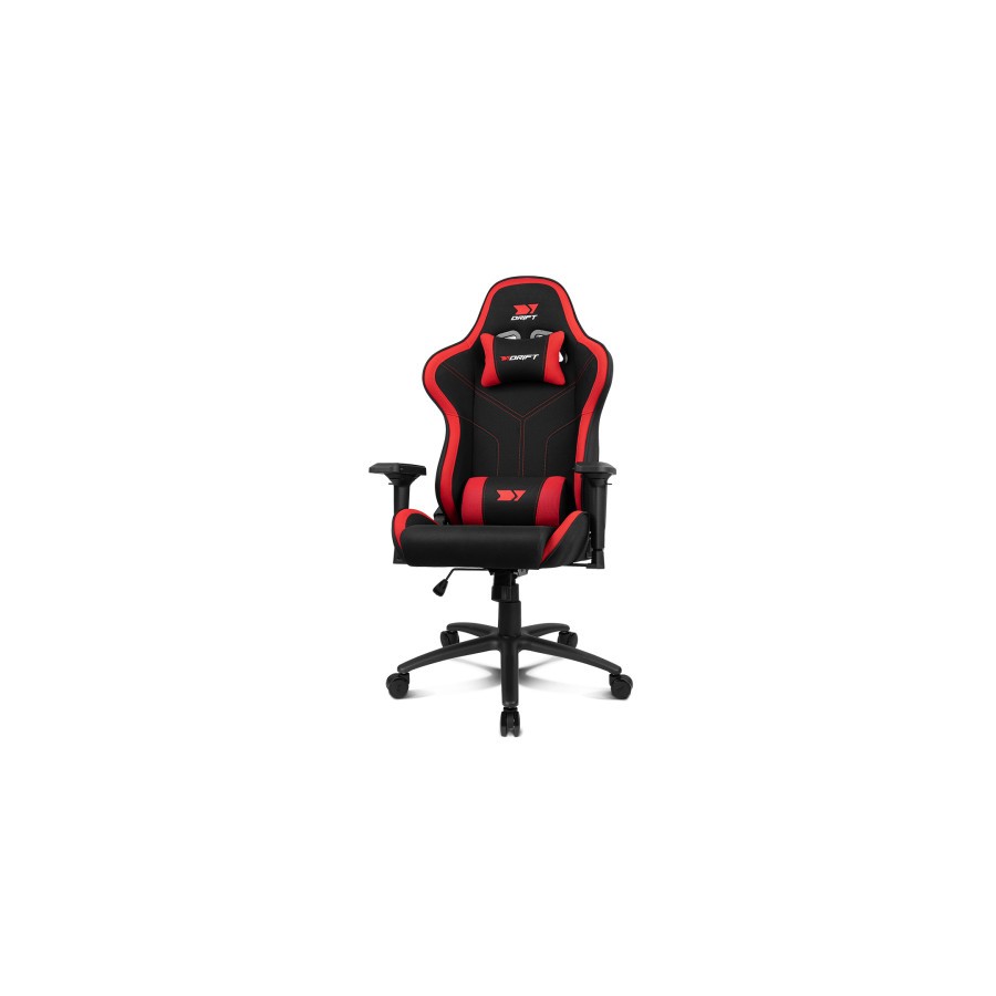 12813-DRIFT DR110BR silla para videojuegos Butaca para jugar Asiento acolchado Negro, Rojo