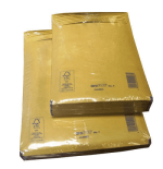 1282-PAQUETE 10 UDS. BOLSA AIR BAG ACOLCHADA ENVIOS ESPECIALES AK-12 KRAFT AUTOADHESIVO MEDIDA INTERIOR 120X215, 16 GRS.