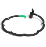 12899-CANDADO ALUM-PLEGABLE OVAL + LAMPARA COLA LED