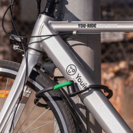 12900-CANDADO ALUM-PLEGABLE OVAL + LAMPARA COLA LED