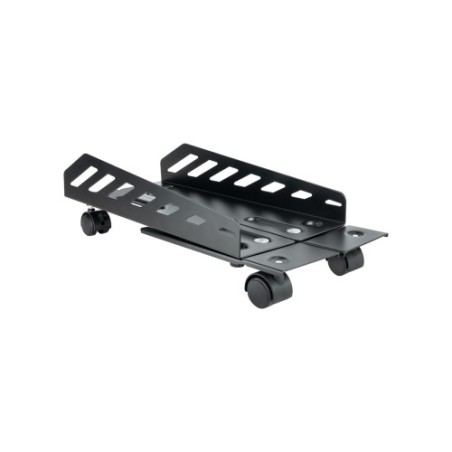 12937-TooQ Soporte metalico para CPU de suelo con ruedas