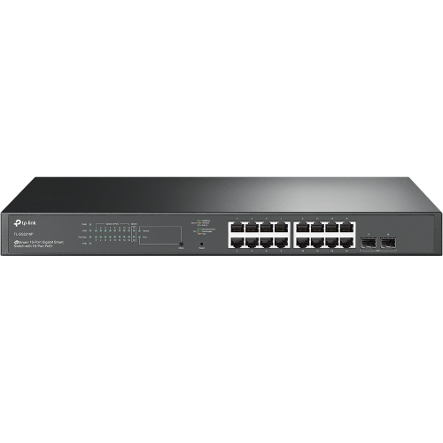 12964-TP-Link TL-SG2218P switch L2/L2+ Gigabit Ethernet (10/100/1000) Energia sobre Ethernet (PoE) 1U Negro