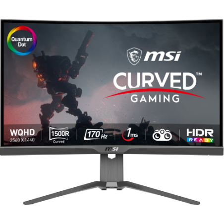 12989-MSI MAG 275CQRF QD pantalla para PC 68,6 cm (27") 2560 x 1440 Pixeles Wide Quad HD Negro