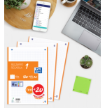 13019-RECAMBIO COLOR 1 A4 100+20 HOJAS 5X5 NARANJA 90GRS OXFORD 400158163