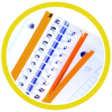 13031-CUADERNO FIRST CLASS A5 TAPA NEGRA FORRADA MICROPERFORADO 120H 100GR TALADROS 5X5 BANDA 5 COLORES PACSA 16036