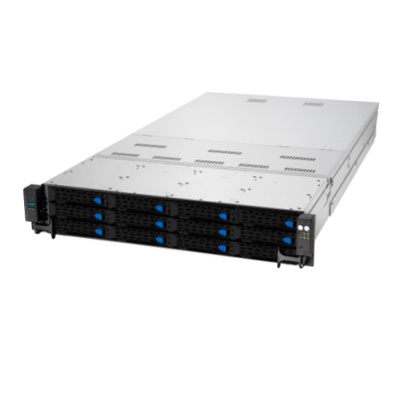 13054-ASUS RS720-E10-RS12 LGA 4189 Bastidor (2U) Negro