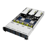 13055-ASUS RS720-E10-RS12 LGA 4189 Bastidor (2U) Negro