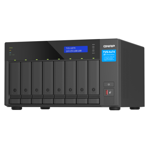 13059-QNAP TVS-h874X NAS Torre Ethernet Negro