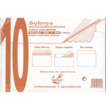 1307-PAQUETES DE 10 SOBRES BLANCO VERJURADO 162X229 120 GRS. SAM 664930