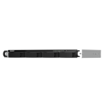 13084-QNAP TS-464eU NAS Bastidor (1U) Ethernet Negro N5095