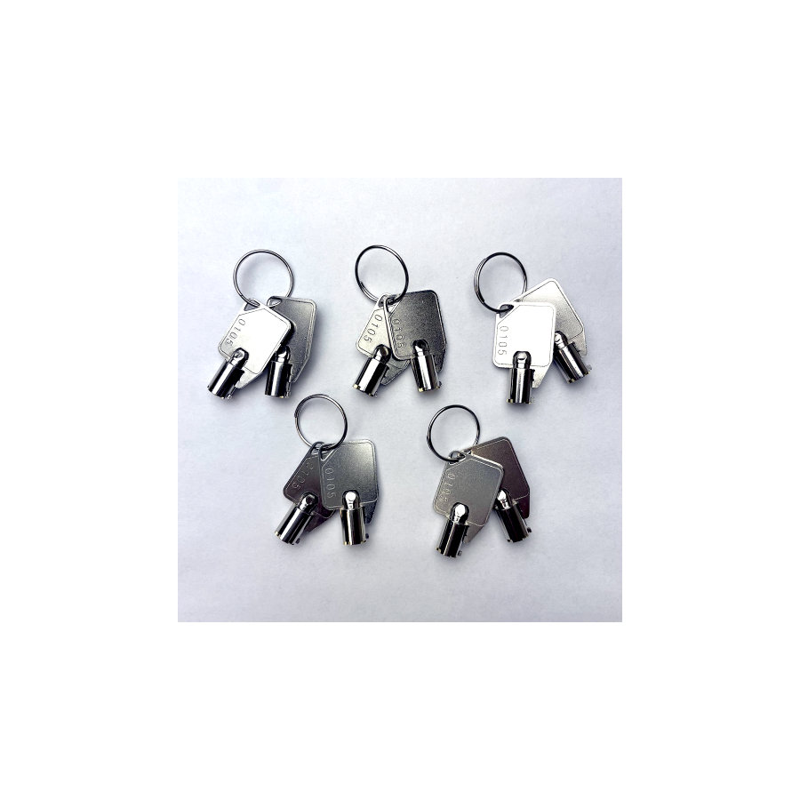 13087-QNAP KEY-01-10PCS accesorio de bastidor Llave de cierre