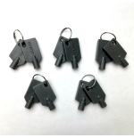 13088-QNAP KEY-02-10PCS accesorio de bastidor Llave de cierre