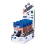 13153-EXPOSITOR 8 BLISTERS CUTER HOJA CERAMICA STICK SERIE 1918, AZUL MARINO MILAN 6010108B